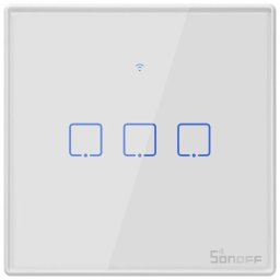 Intrerupator Smart cu Touch WiFi + RF 433 Sonoff T2 EU TX