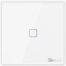 Buton Sonoff T2EU1C-RF 1 canal 433MHz Telecomanda RF alb M0802030009 / 6920075776256
