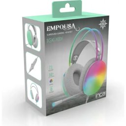 Casti INCA Gaming , USB, Negru