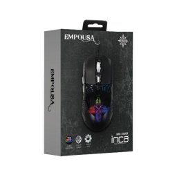 Mouse INCA Gaming IMG-355GX 7200dpi, 6Taste, USB, Negru