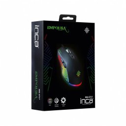 Mouse INCA Gaming IMG-GT19, 4800dpi, 7Taste,USB ,Negru