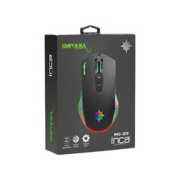 Mouse INCA Gaming Maus IMG-309,7200dpi,7 Taste, USB,Negru