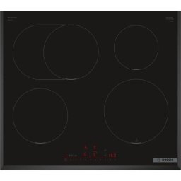 Plita Plita cu inductie Serie 6, 4 zone de gatit, DirectSelect, PerfectFry Plus, ReStart, QuickStart, 60 cm, Negru