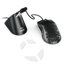Mouse Model O Black (Matte) + Bungee Black + Model O G-Skatez