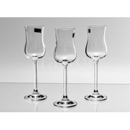 COLIBRI - Pahare grappa sticla cristalina 85 ml (set 6 pahare)
