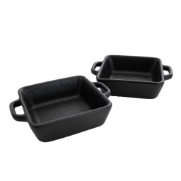 VOLCANO - Set 2 vase rectangular ceramice termorezistente