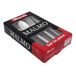 MALMO - Tacamuri inox 18/0 (6 perosane - 24 piese)