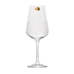 SANDRA FROZEN - Pahare vin sticla cristalina Bohemia 450 ml (set 6 bucati)