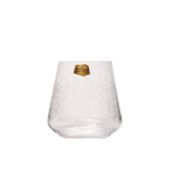 SANDRA FROZEN - Pahare whisky sticla cristalina Bohemia 290 ml (set 6 bucati)