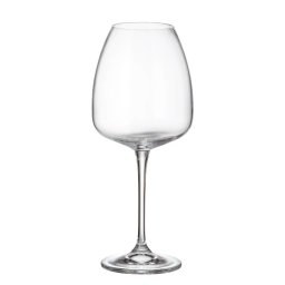 ANSER - Pahare vin rosu sticla cristalina Bohemia 610 ml (set 6 bucati)