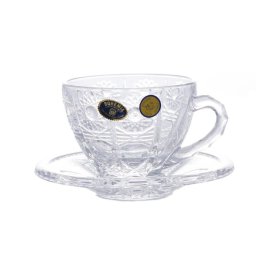 Set cafea Cristal Bohemia 6 persoane (12 piese)