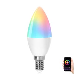 Bec LED RGBW dimabil Aigostar C37 E14/6,5W/230V 2700-6500K Wi-Fi