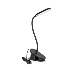 Lampă LED dimabilă de masă cu clemă Aigostar LED/2,5W/5V negru