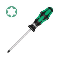 surubelnita TORX TX30 6 115 105 mm WERA 367 cu varf Black Point, protectie anticoroziva si maner Kraftform Plus antirostogolire 05028015001