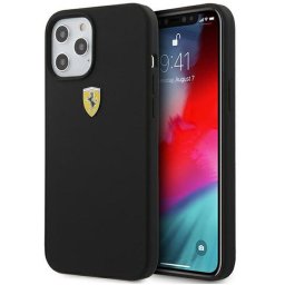 Husa Ferrari Husa On Track Silicone iPhone 12 Pro Max Negru
