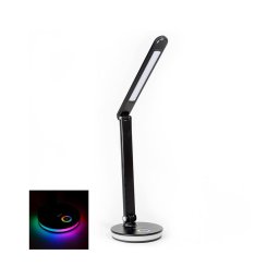 Lampă LED RGB reîncărcabilă de masă cu funcție de acumulator extern LED/12W/5V 2800-6000K negru