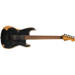 Charvel Pro-Mod Relic San Dimas Style 1 HH FR PF Weathered Black