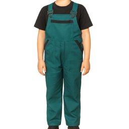 Pantaloni de lucru pentru copii NIKA verde-negru 104-140
