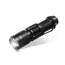 Lanternă SIPIK zoom neagră, Încărcător + baterie