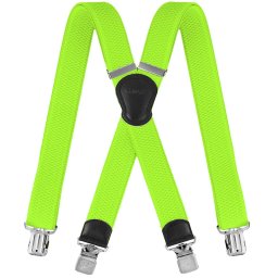 Bretele pentru pantaloni COLOR NEON verde
