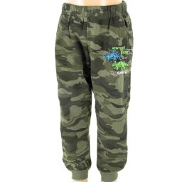 Pantaloni de trening pentru copii dinozaur camuflaj