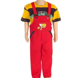 Pantaloni de lucru cu bretele pentru copii Maia