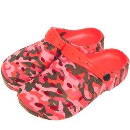 Papuci roșii de camuflaj pentru damă