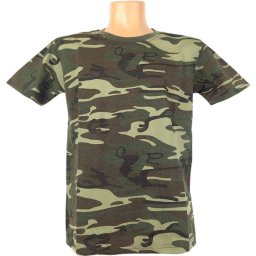 Tricou de camuflaj ARMY woodland