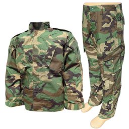 set de camuflaj camo woodland ripstop