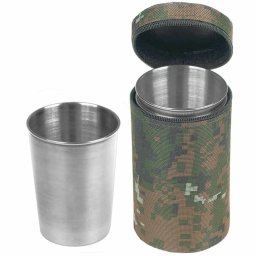 Pahare din oțel inoxidabil 0,15 L 4buc.