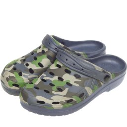 Papuci de camuflaj albastru pentru bărbați