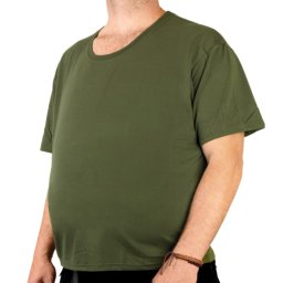 Tricou supradimensionat Gold Champion Măsline