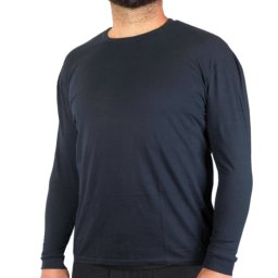 Tricou cu mâneci lungi, Tricou albastru