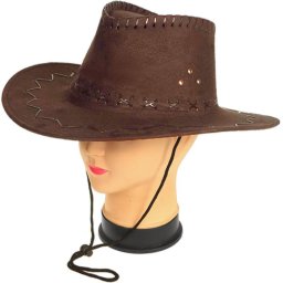 Pălărie Western de cowboy maro