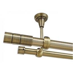Galerie fara inele CYLINDRU tavan - 25/19 - aur antic
