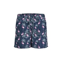 JACK & JONES Costum de baie Jpstfiji Jjswim Aop Ss24 Ly Sn 12253230 19-3923 TCX navy blazer