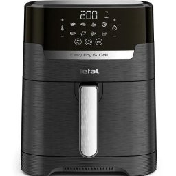 Friteuza cu Aer Cald TEFAL Easy Fry&Gril EY505815, 0.8kg, 1400W, Negru-Argintiu
