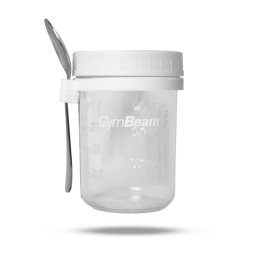 GymBeam Cupa pentru mic dejun White 350 ml