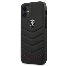 Husa Ferrari Husa Off Track Quilted iPhone 12 Mini Negru