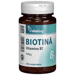 Biotina Vitamina B7 900mcg 100cmp Vitaking