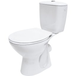 Set vas WC set compact iesire laterala President Cersanit + capac WC PP,