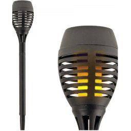 Torță Solară de Grădină cu 12 LED-uri și Flacără Dansantă - Iluminare Exterior Eleganță și Durabilitate, Rezistentă la Apă IP65, Montare Ușoară