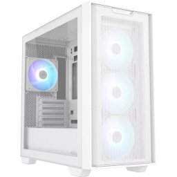 Carcasa A21 PLUS Mid Tower ARGB White