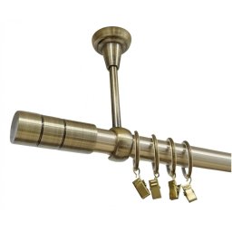 Galerie simpla tavan CYLINDRU - 25mm - aur antic