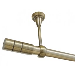 Galerie fara inele tavan CYLINDRU /25 - aur antic