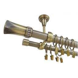 Galerie tavan PLUTON CRYSTAL STRIAT - 25/19 - AUR ANTIC
