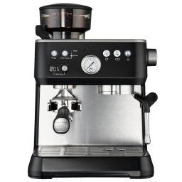Espressor Espressor cu rasnita, SO225, 16bar, varietate larga de tipuri cafele, 25 trepte de macinare, functie pre-infuzare, filtru anti-calcar, incalzire rapida, capacitate rezervor 2.6l, accesorii incluse, Negru