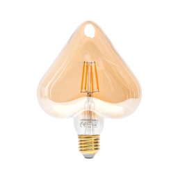 Bec LED FILAMENT Aigostar E27/4W/230V 1800K inimă