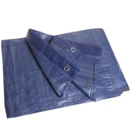 Prelată 2x2 albastră cu inele metalice