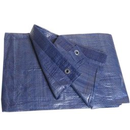 Prelată 2x3 albastră cu inele metalice